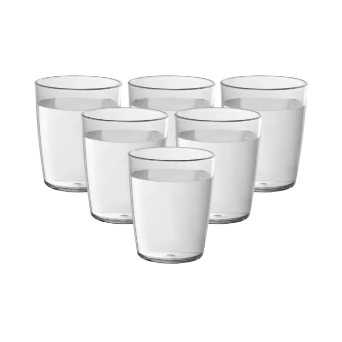Large Crystal Glass (6-Pack)