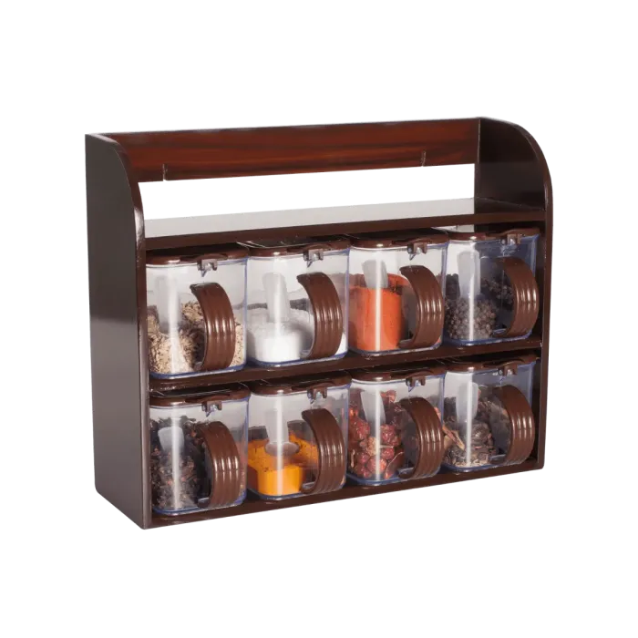 Fine Wood Kitchen Rack (8 in 1)