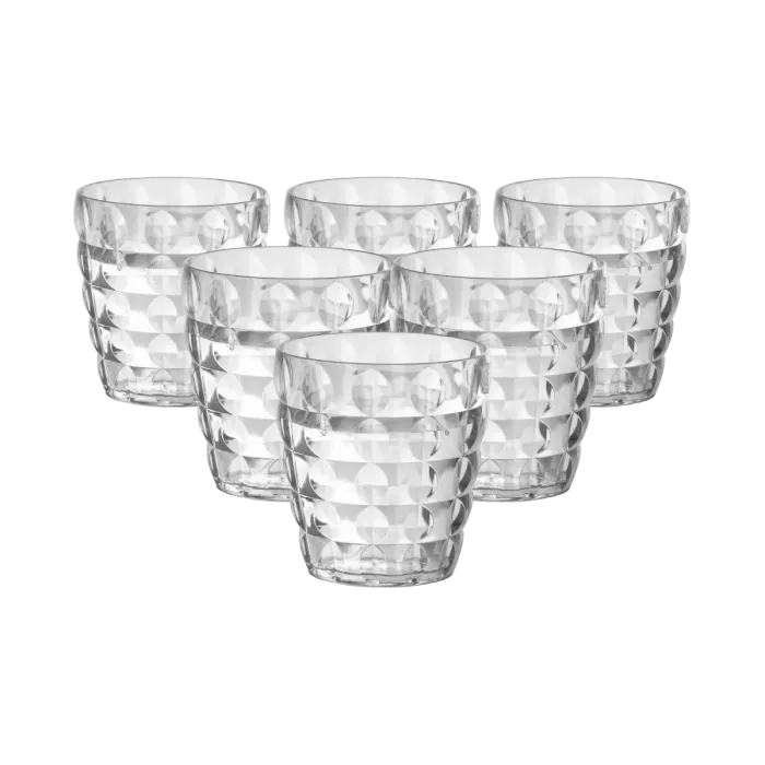 Diamond Crystal Glass (6-Pack)