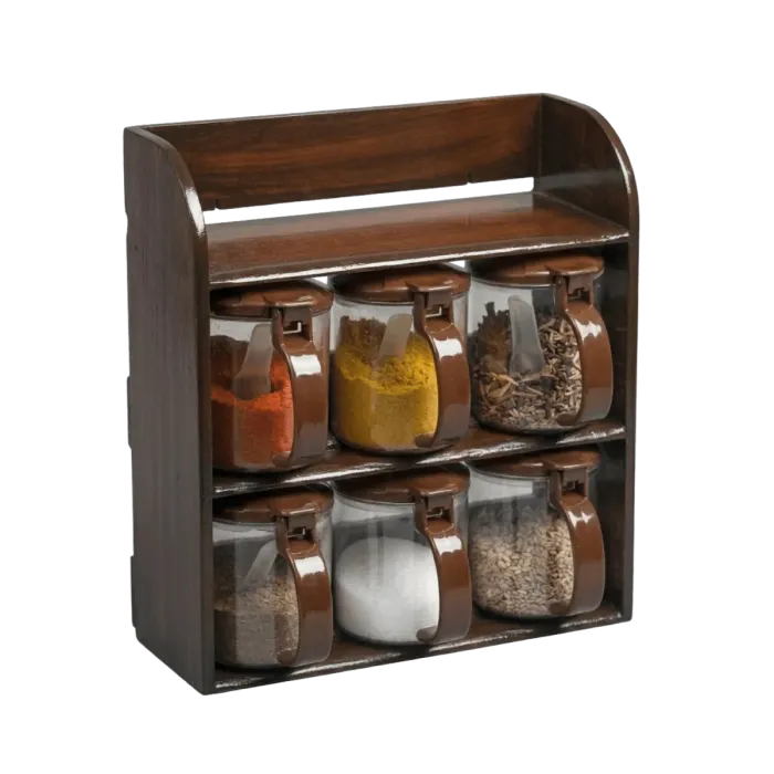 Wood Kitchen Rack (6 in 1)