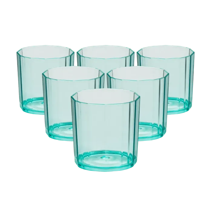 Medium Acrylic Glass (6-Pack)