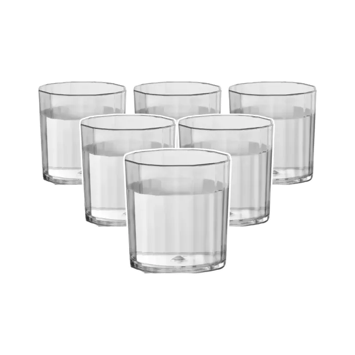 Medium Crystal Glass (6-Pack)