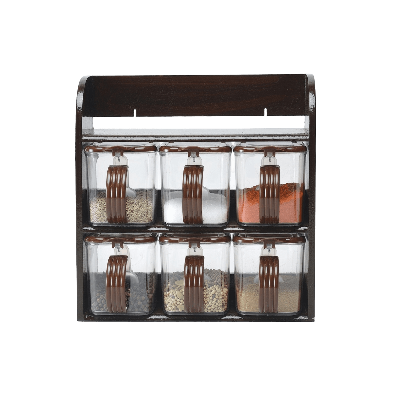 Fine Wood Kitchen Rack (6 in 1)